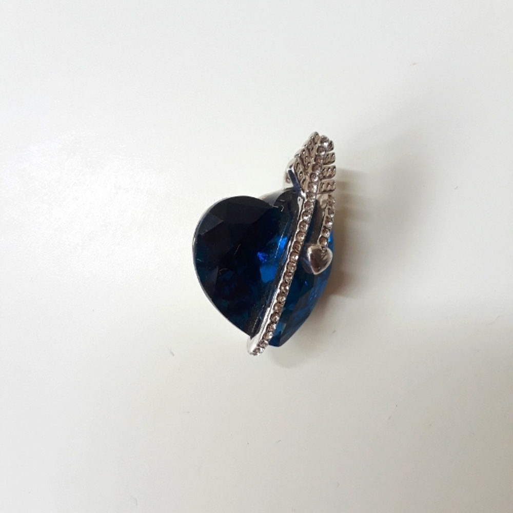 I love you forever Blue Necklace Charm